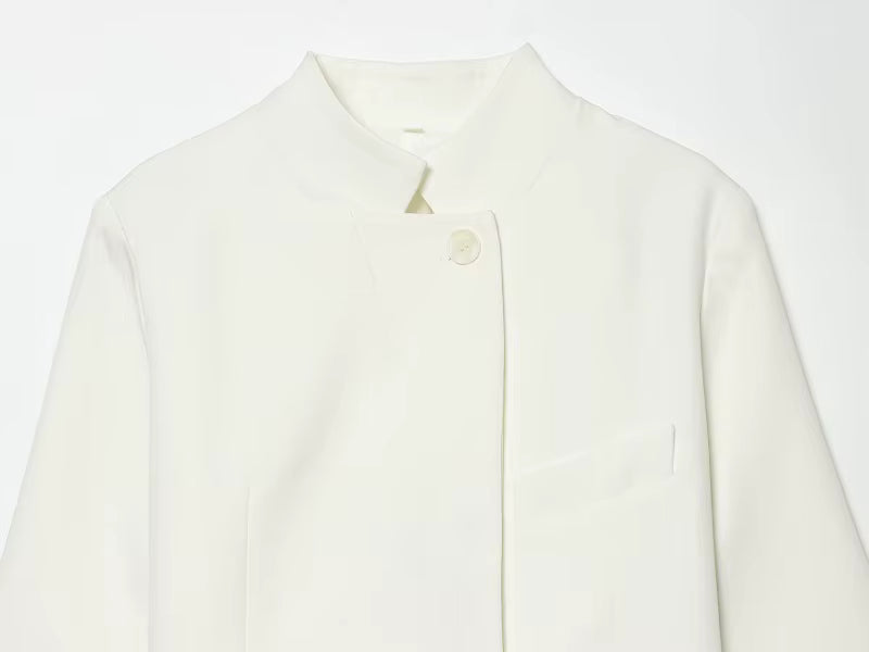 Cropped Blazer Klassisk Kortærmet | Valenza