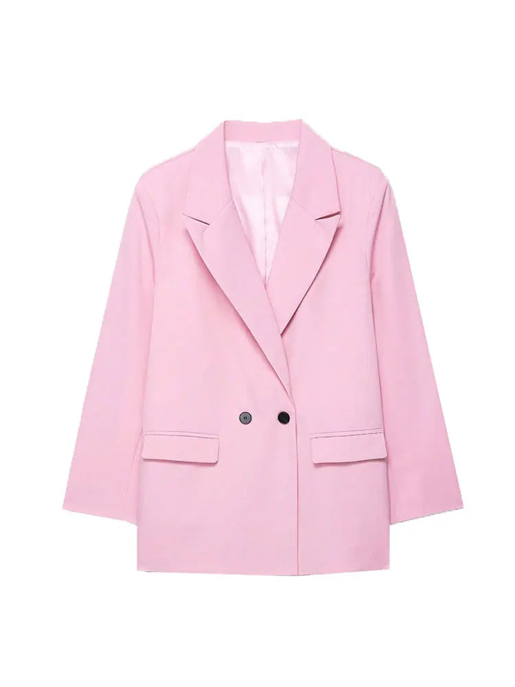 Blazer Loose Double Breasted Casual | Virel
