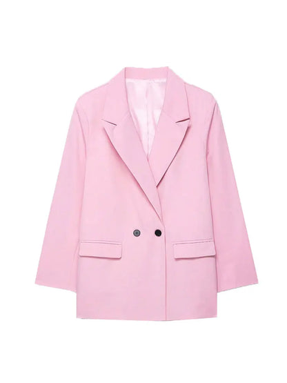 Blazer Loose Double Breasted Casual | Virel