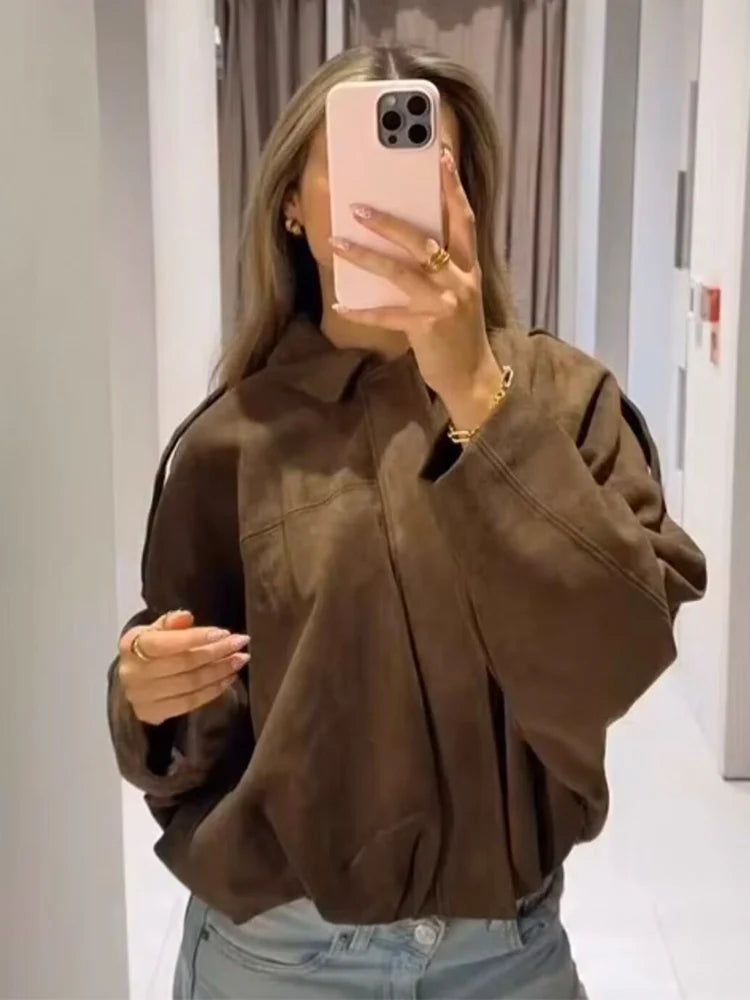 Jakke Kort Streetwear Lynlås Polyester | Virexa