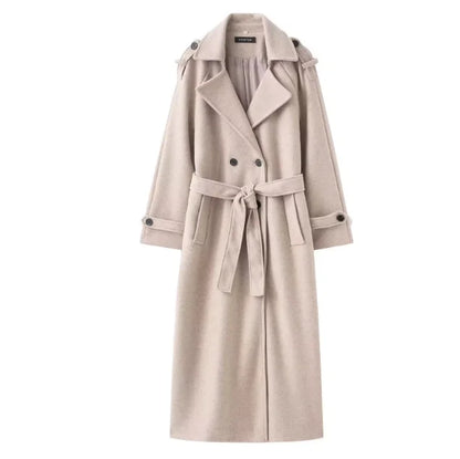 Dame Trenchcoat Klassisk Bomuld Efterår | Brinley