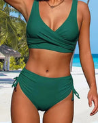 Bikini sæt høj talje shaping justerbar | Valensa