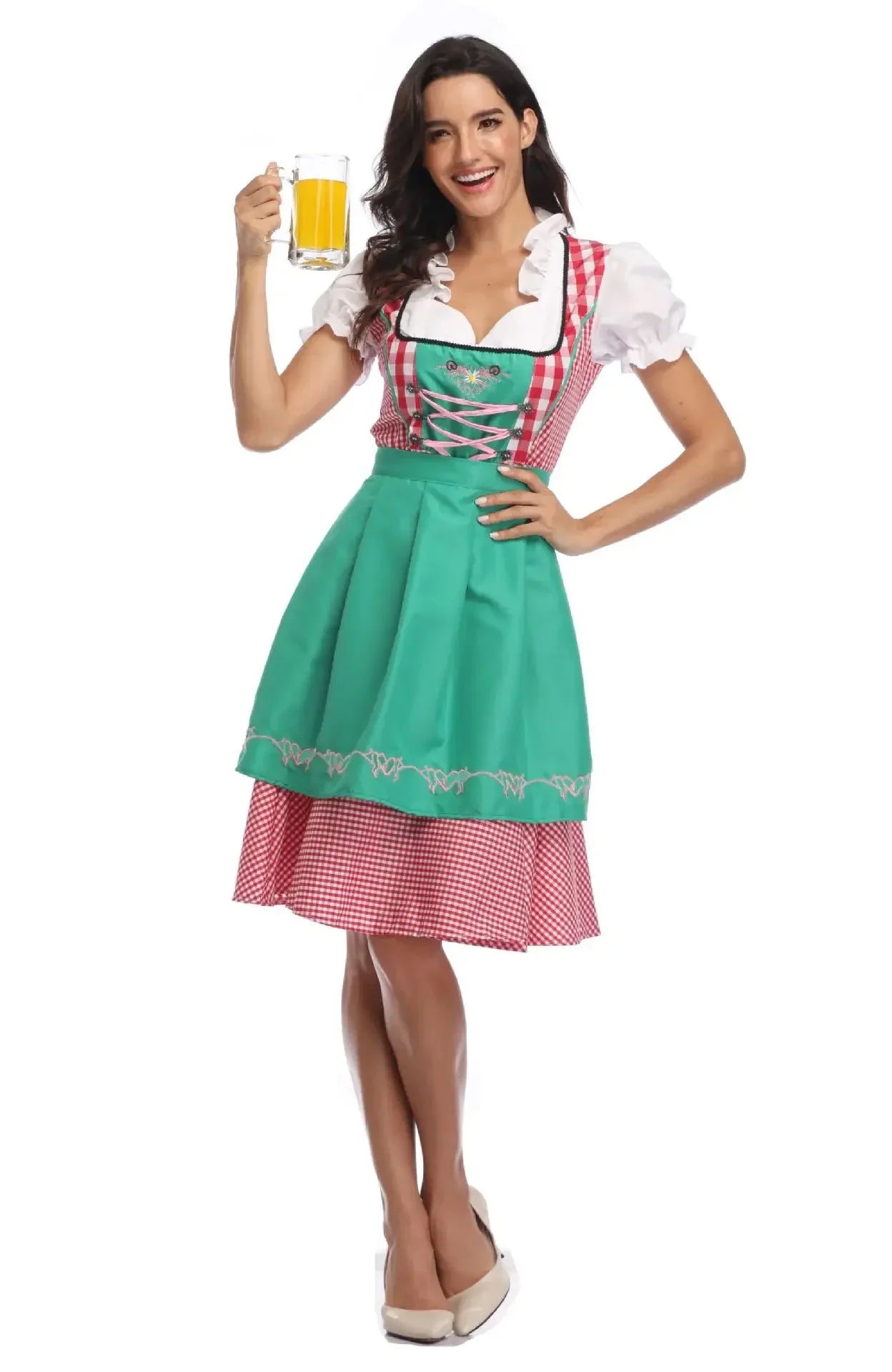 Dirndl Traditionelt Polyester Oktoberfest | Waldina