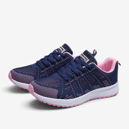 Dame Sneakers Åndbare Mesh Low-Top Komfort | Wernitz