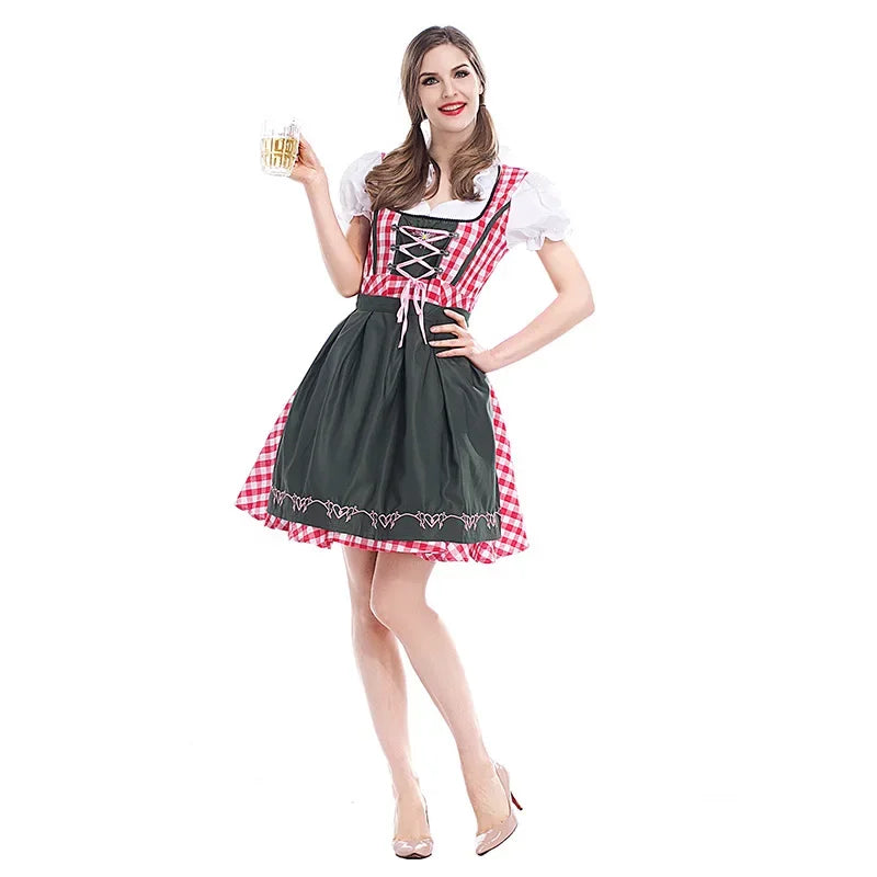 Dirndl Traditionelt Polyester Oktoberfest | Waldina