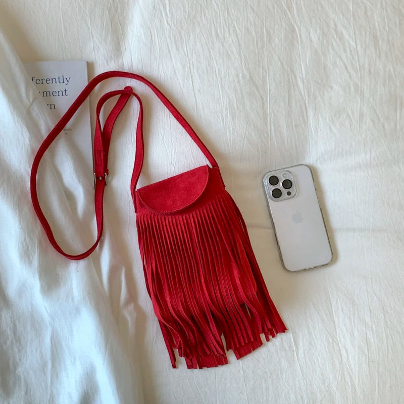 Clutch Vintage Ruskind Kvastdetalje | Delaney