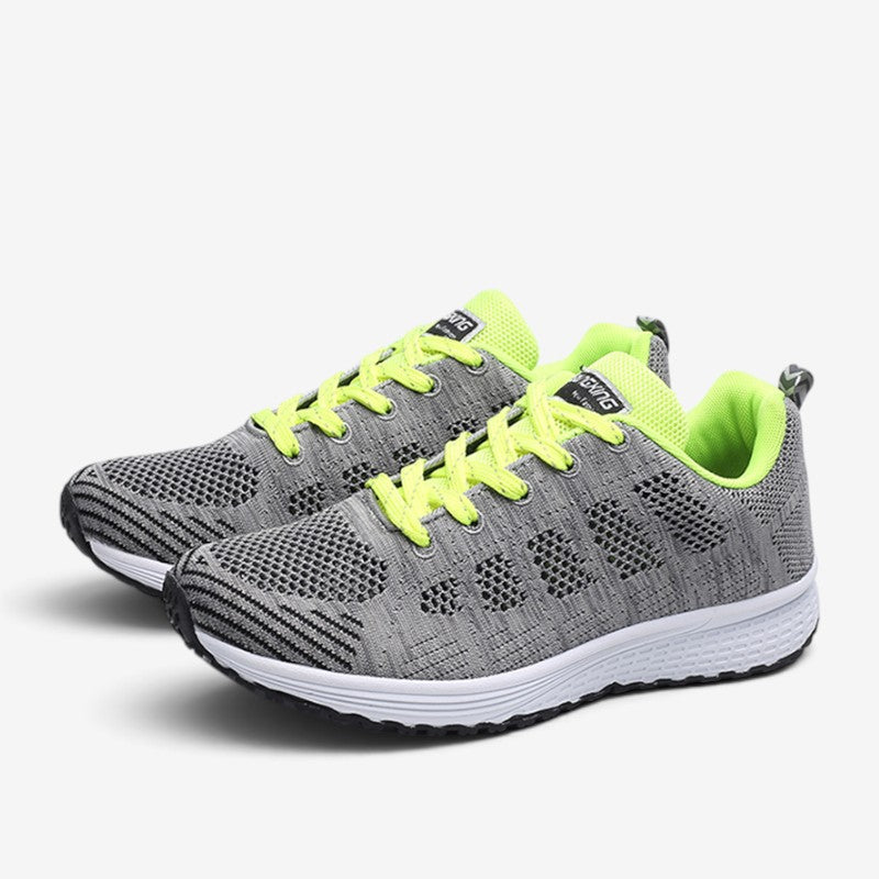Dame Sneakers Åndbare Mesh Low-Top Komfort | Wernitz