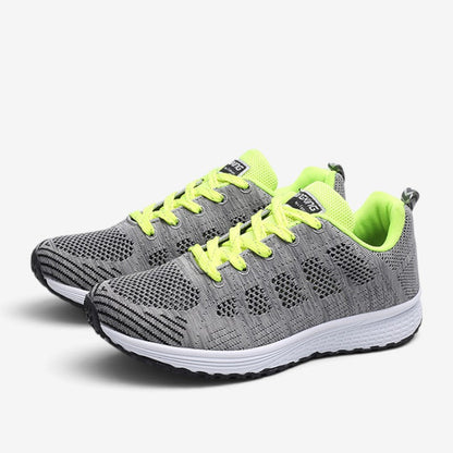 Dame Sneakers Åndbare Mesh Low-Top Komfort | Wernitz