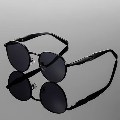 Solbriller Runde UV400 Tortoiseshell Stel | Ravion