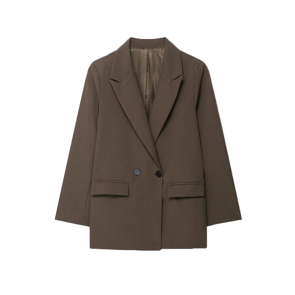 Blazer Loose Double Breasted Casual | Virel