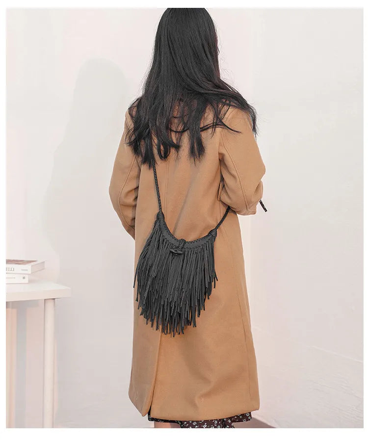 Skuldertaske Vintage PU Læder | Savannah