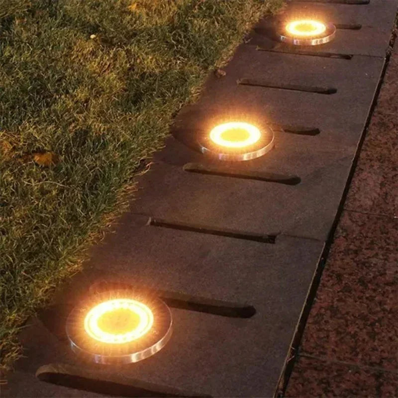 Solar Jordlampe LED Udendørs Sti Belysning | Clarivo