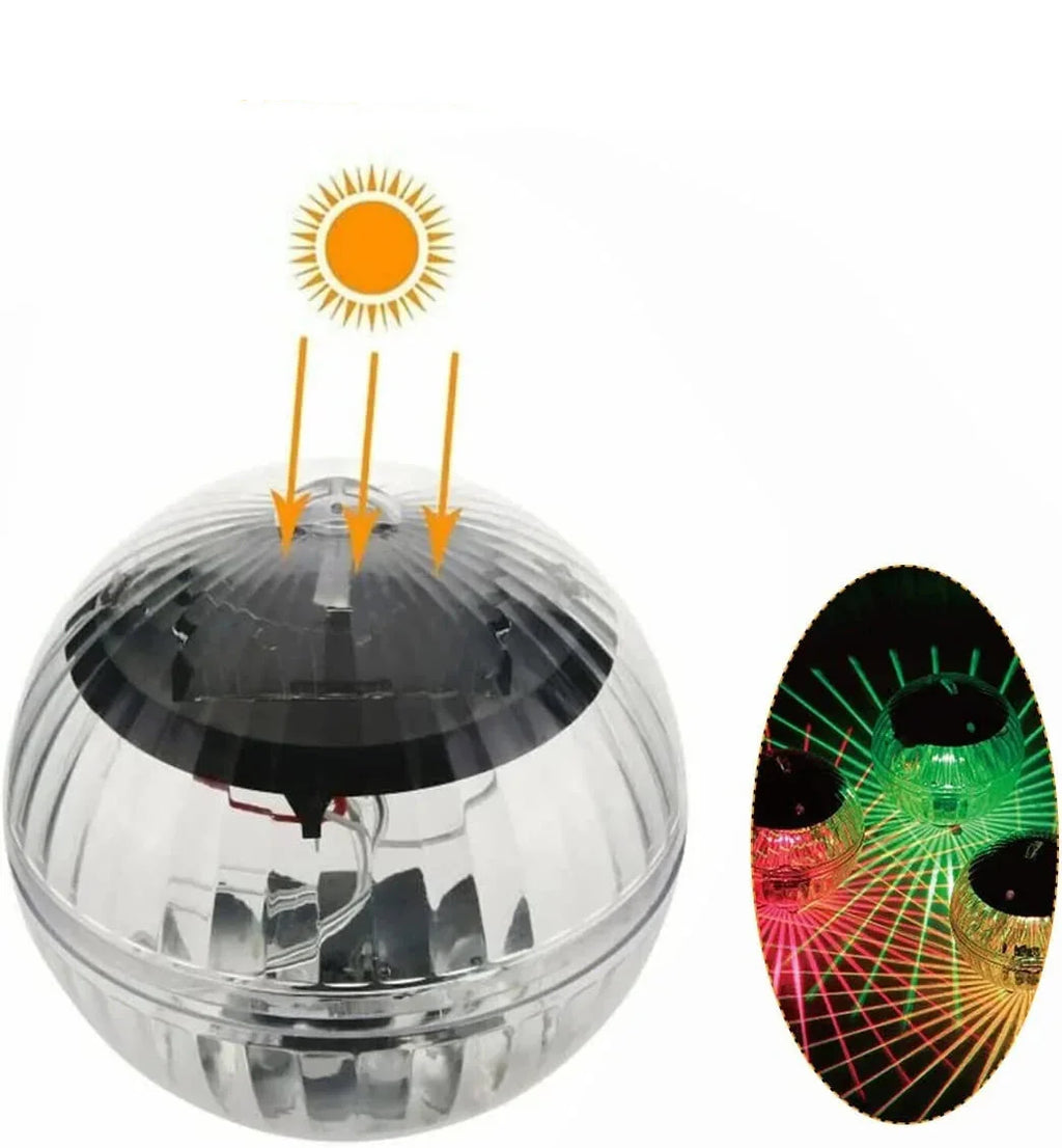 Solar Flydelygte RGB LED Poollys | Lumera