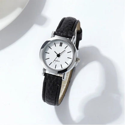 Armbåndsur minimalistisk analog læder kvarts daglig | Luciana