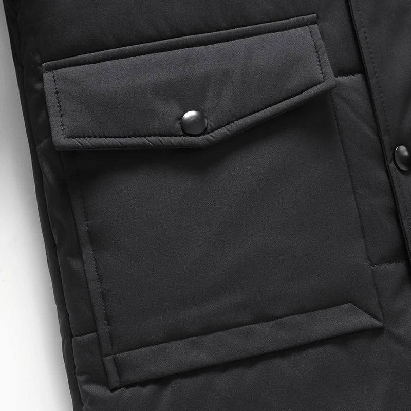 Herre Outdoorjakke Hurtigtørrende Polyester med Aftagelig Hætte | Jackson
