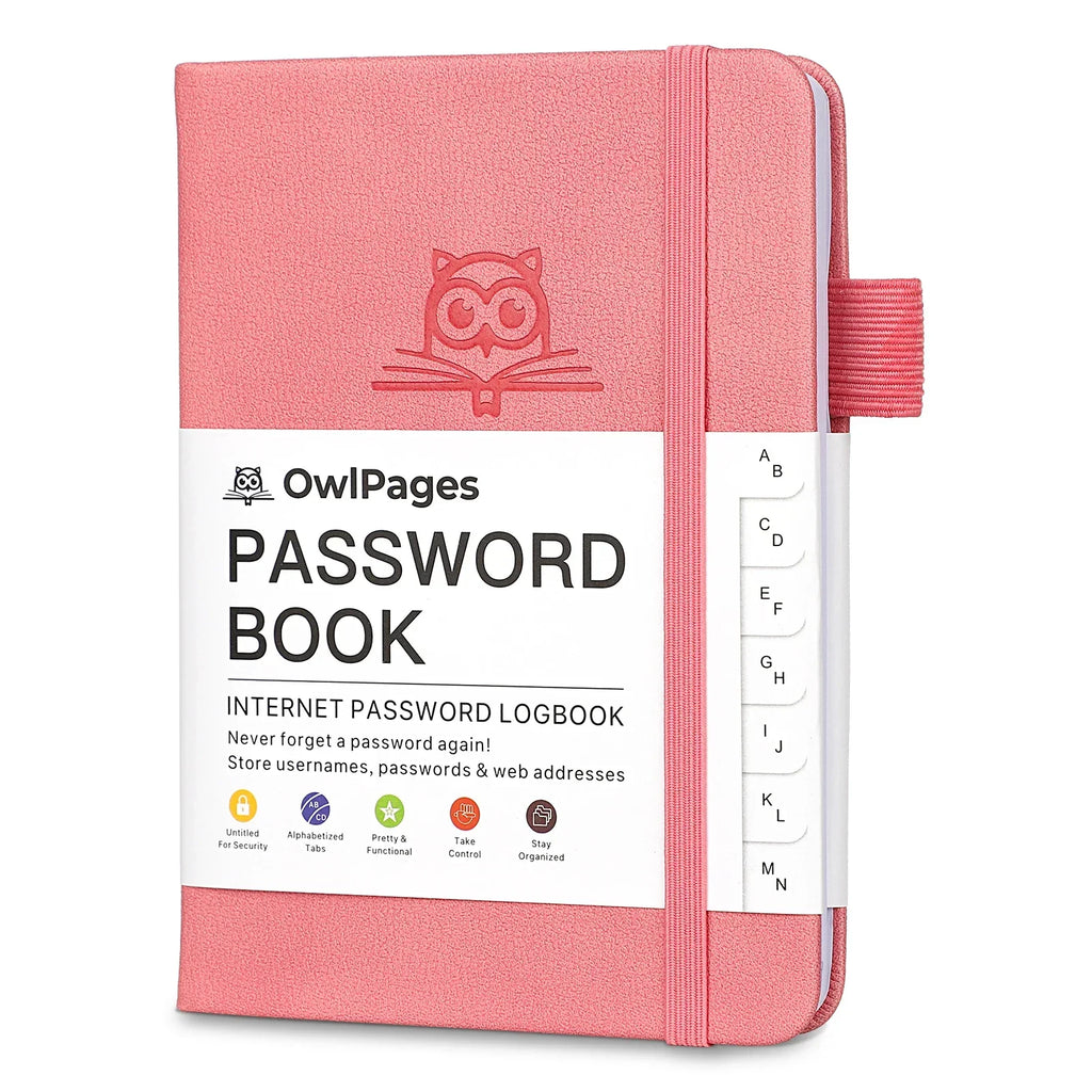 Passwordbog Alfabetisk Hardcover | SecureVault