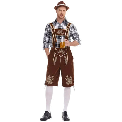 Oktoberfest Kostume Klassisk Polyester Festsæt | Dietmar
