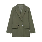 Blazer Loose Double Breasted Casual | Virel