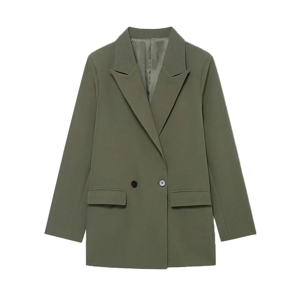 Blazer Loose Double Breasted Casual | Virel