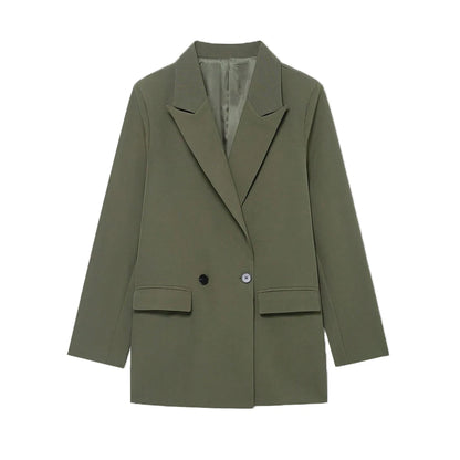 Blazer Loose Double Breasted Casual | Virel