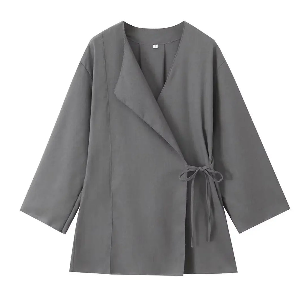 Jakkesæt Løs Elegant Wide Leg Sæt | Zyrel