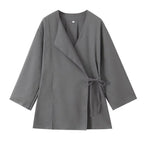 Jakkesæt Løs Elegant Wide Leg Sæt | Zyrel