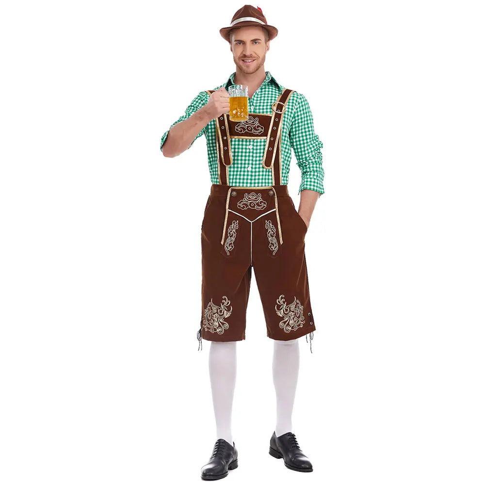 Oktoberfest Kostume Klassisk Polyester Festsæt | Dietmar