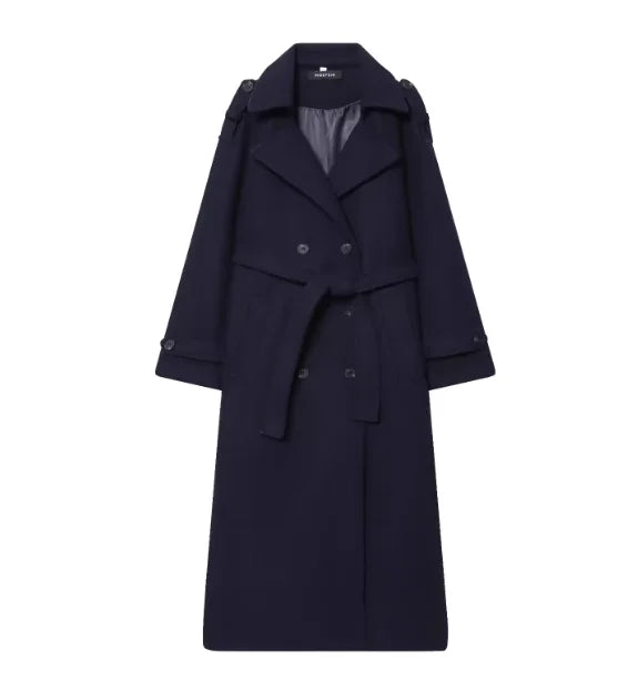 Dame Trenchcoat Klassisk Bomuld Efterår | Brinley