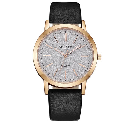 Analogt Armbåndsur Minimalistisk Læder Kvarts | Rovento