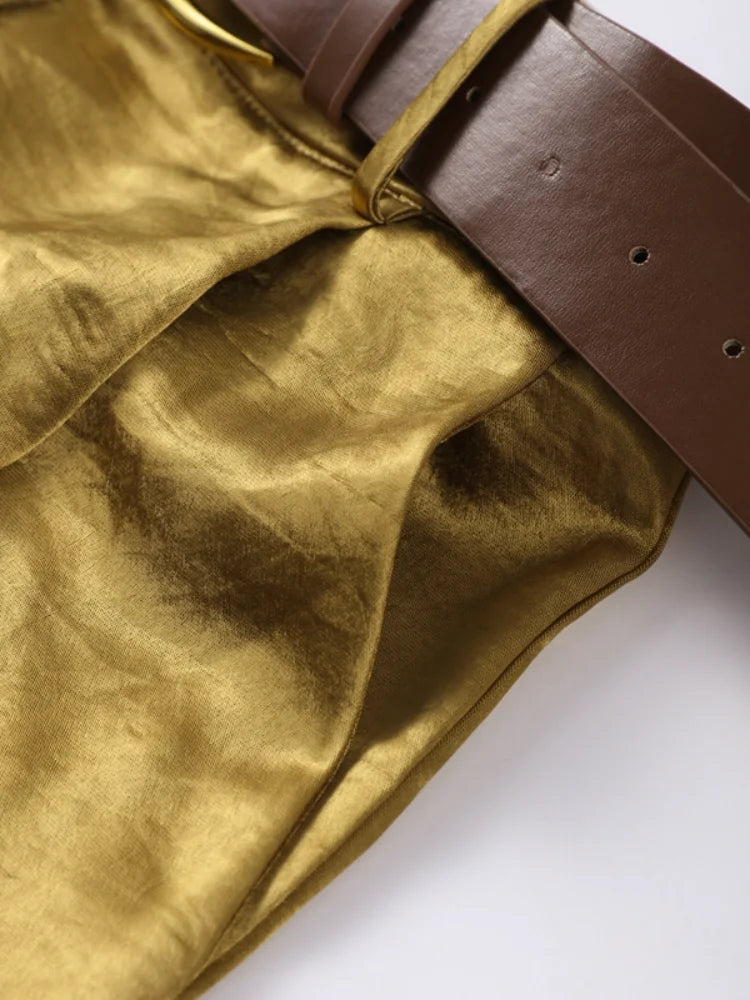 Sæt 2-delt V-Hals High Waist Elegant | Mireya