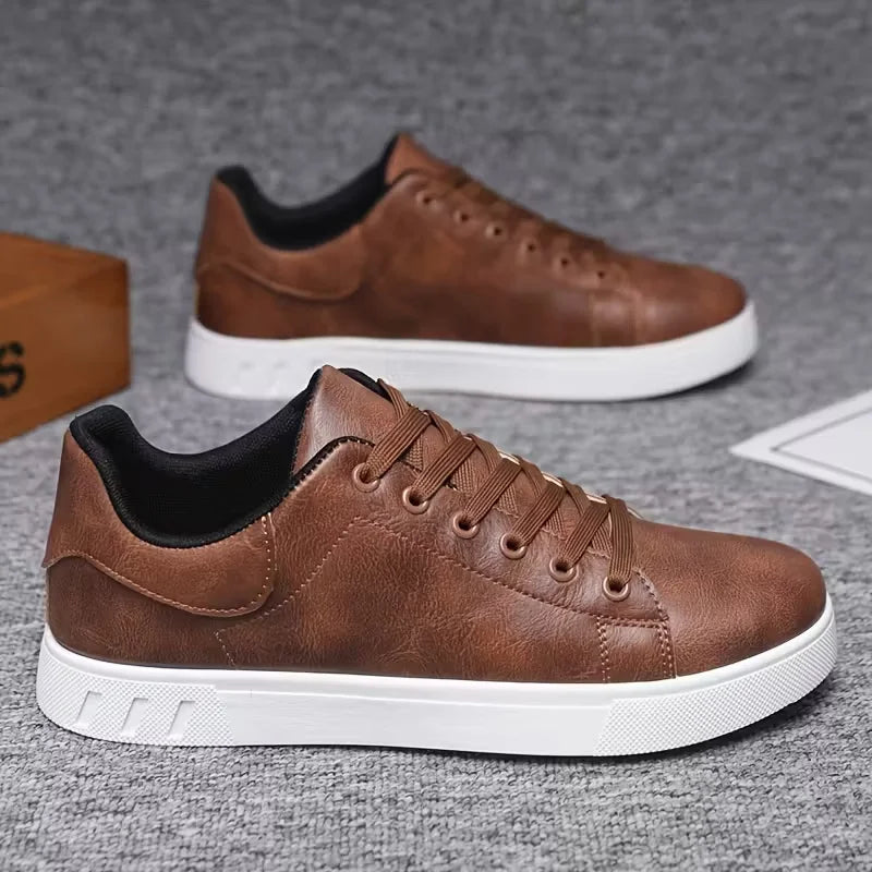 Sneakers Snørelukning Fleksibel Sål Komfort Hverdag | Virex