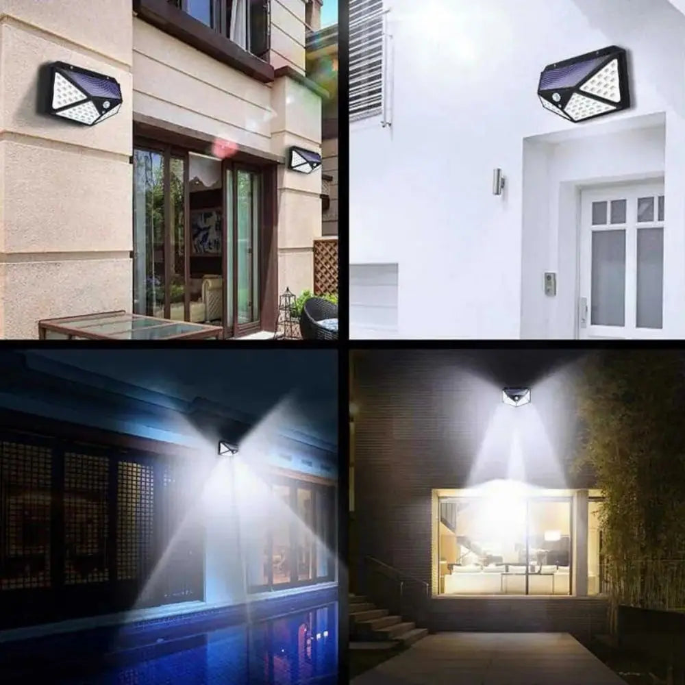 Solar Væglampe Bevægelsessensor LED Udendørs | Bravento