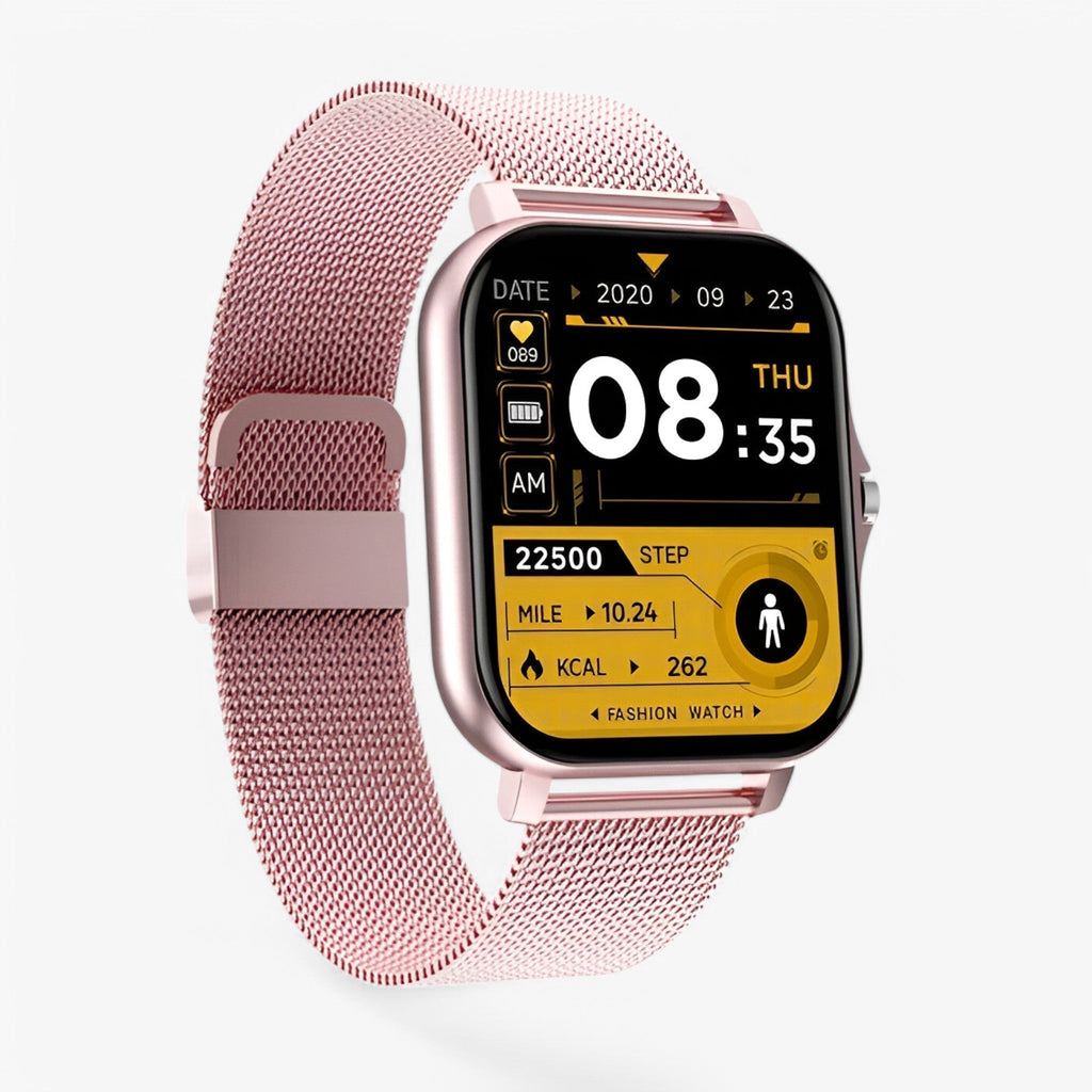 Smartwatch med touchskærm Bluetooth opkald aktivitetsregistrering notifikationer og sportstilstande | Adrien