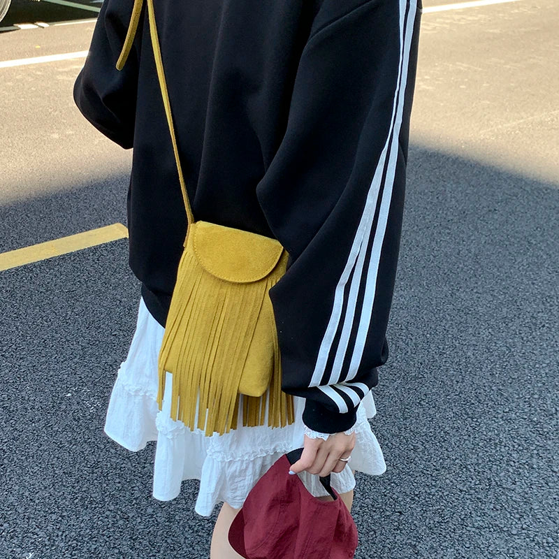 Clutch Vintage Ruskind Kvastdetalje | Delaney