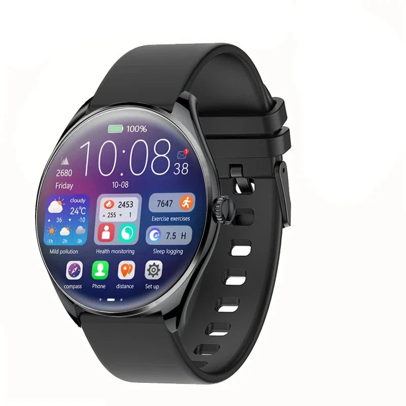 Smartwatch AMOLED Skærm Bluetooth Opkald Fitness | Rovento