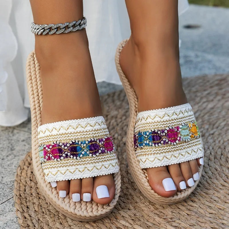 Dame Slippers Platform Sommer | Kelmira