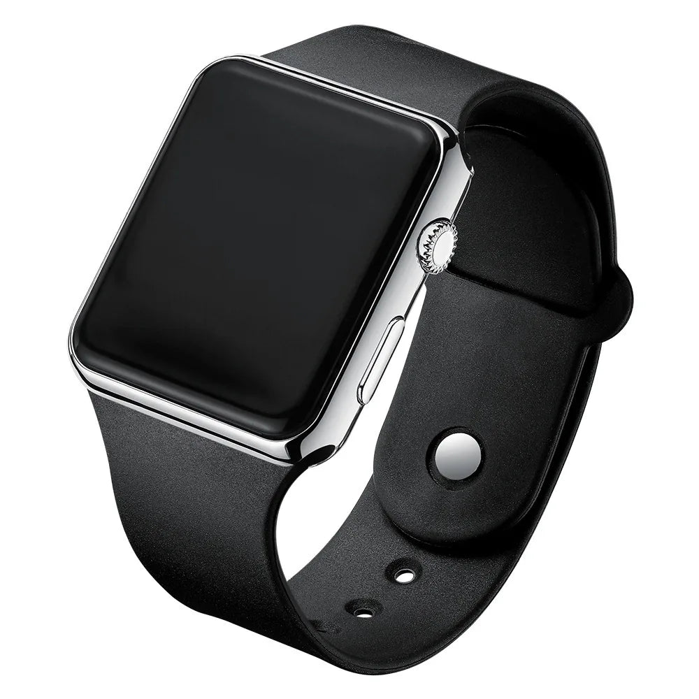 Digitalt Armbåndsur LED Display Silikonerem | Orvado