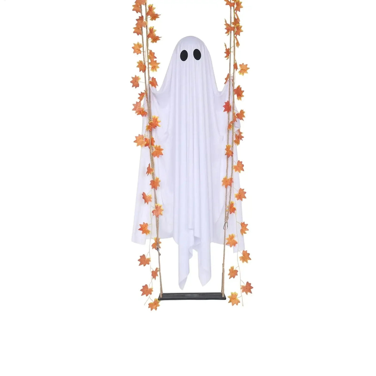 Hængende Halloween-spøgelse med LED-lys og fjernbetjening | Spokaty