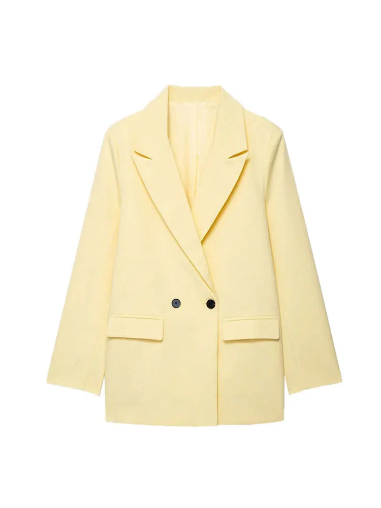 Blazer Loose Double Breasted Casual | Virel