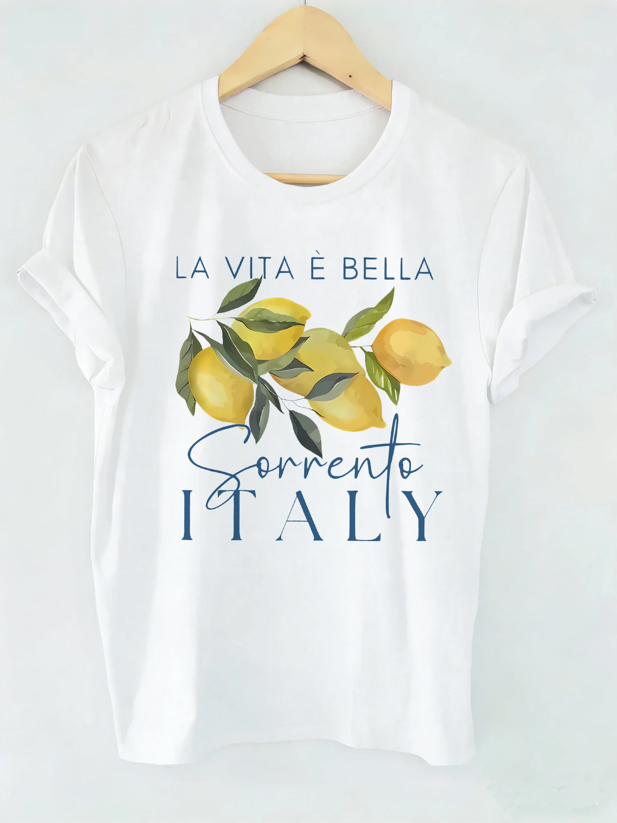 T-shirt Frugt Print Casual Sommer | Orvyn