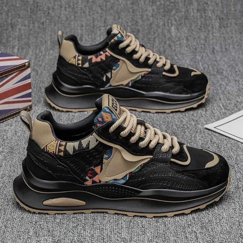 Sneakers syntetisk snørelukning PVC-sål komfort | Doreno