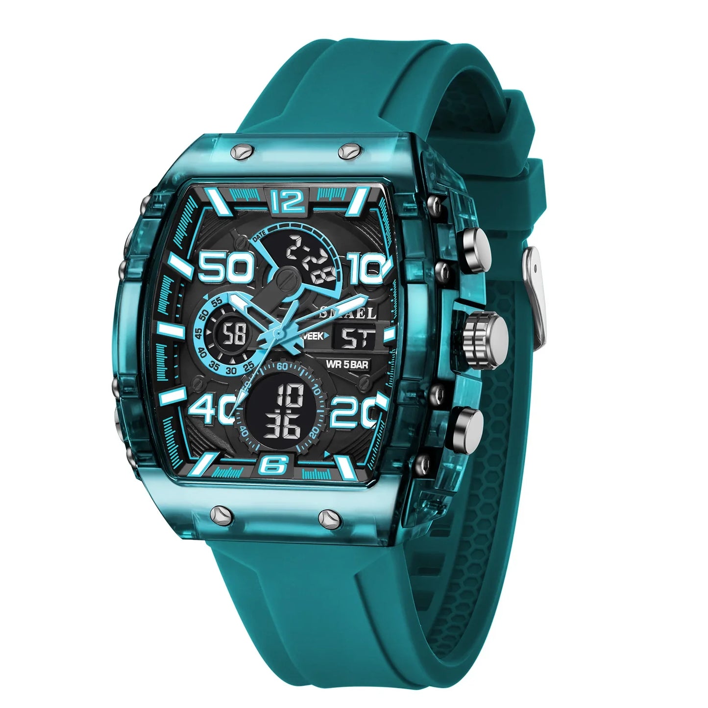 Digitalt Armbåndsur Analog Digital Sport Vandafvisende | Estavo