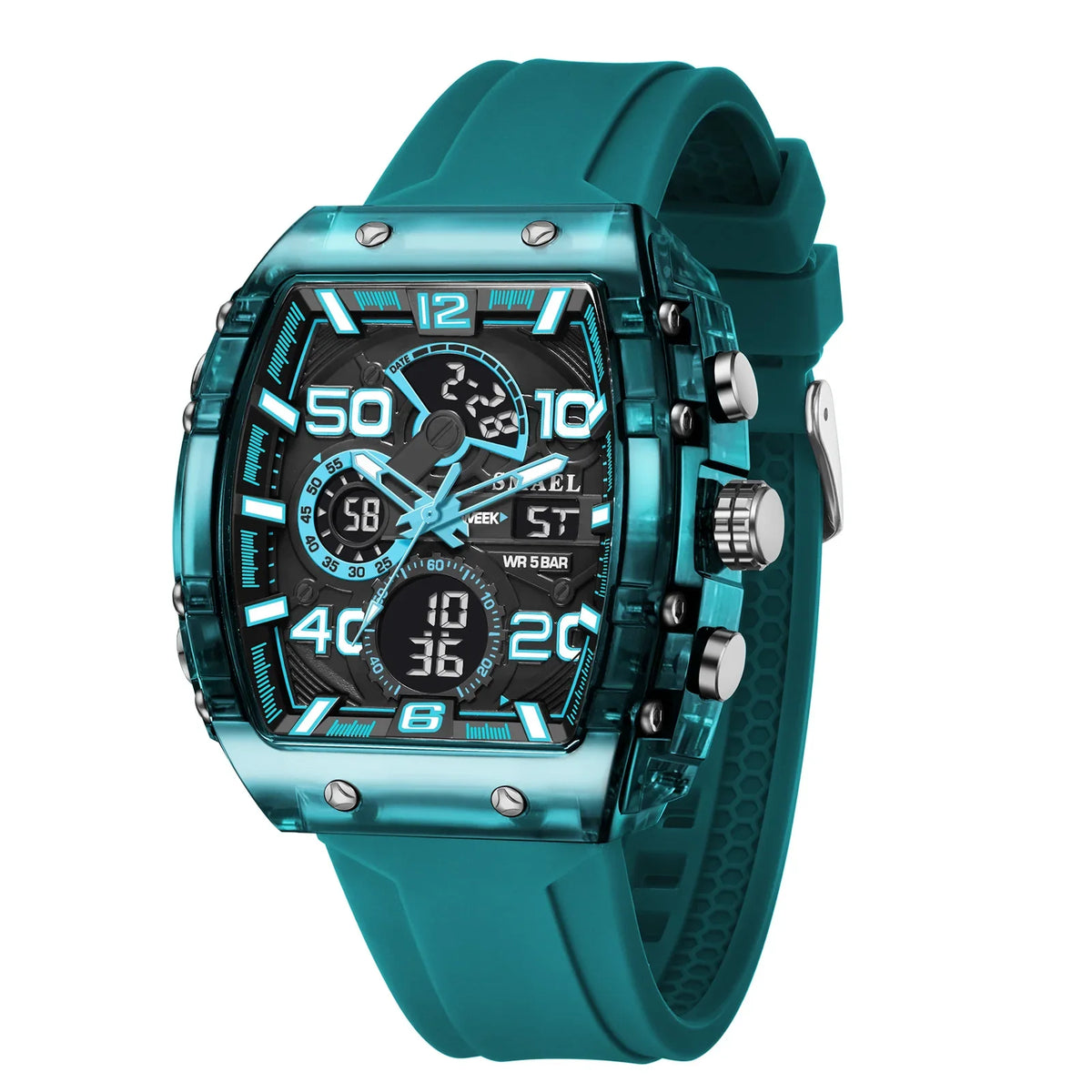 Digitalt Armbåndsur Analog Digital Sport Vandafvisende | Estavo