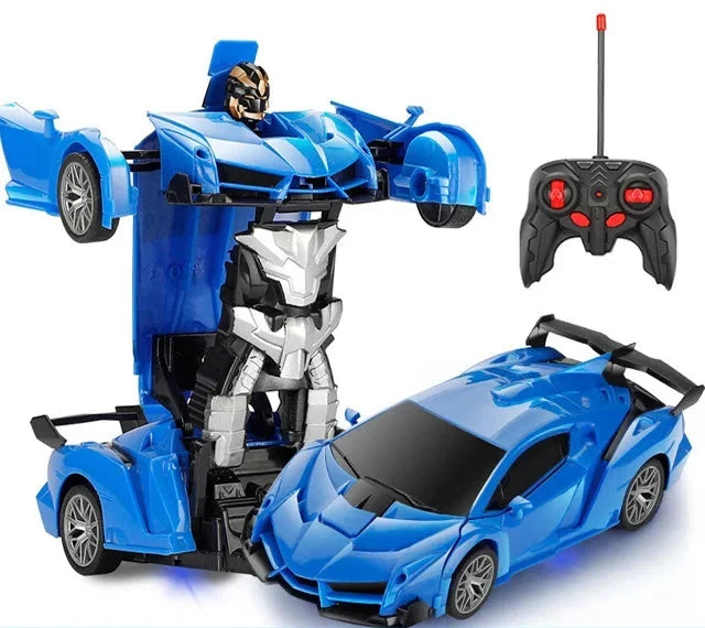 Fjernstyret transformationsbil med robotfunktion og lys | Megaxon