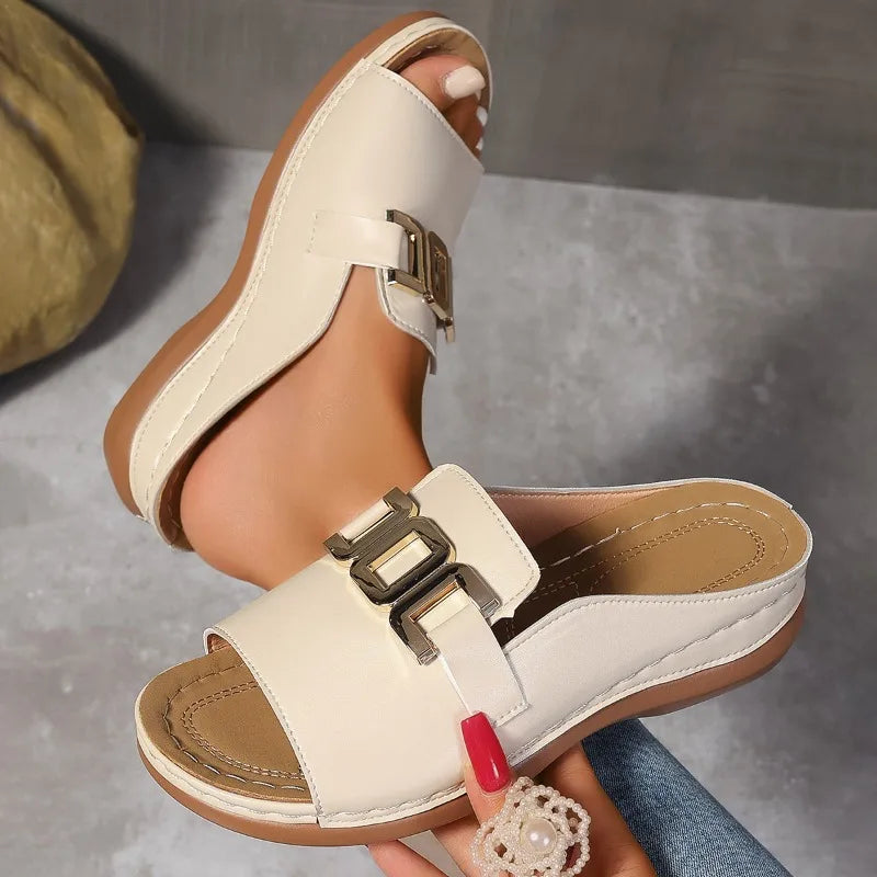Kilesandaler Komfort PU Sommer | Mirella