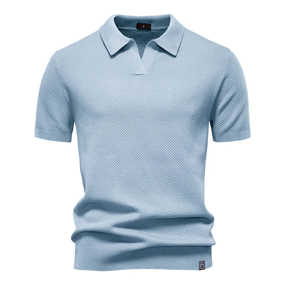 Aldric Mason Klassisk Kortærmet Polo Shirt Til Sommer Herre