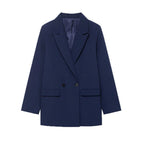 Blazer Loose Double Breasted Casual | Virel
