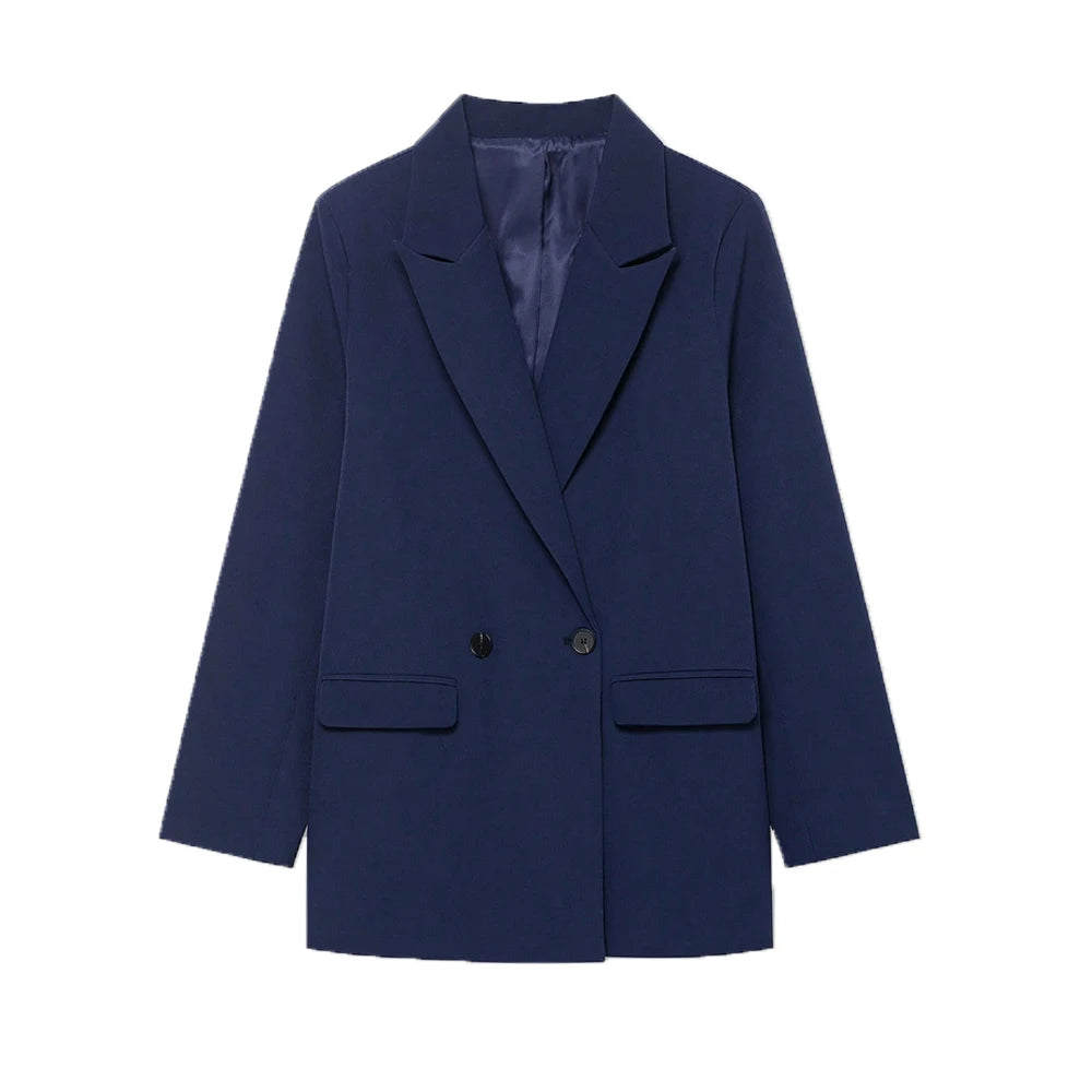 Blazer Loose Double Breasted Casual | Virel