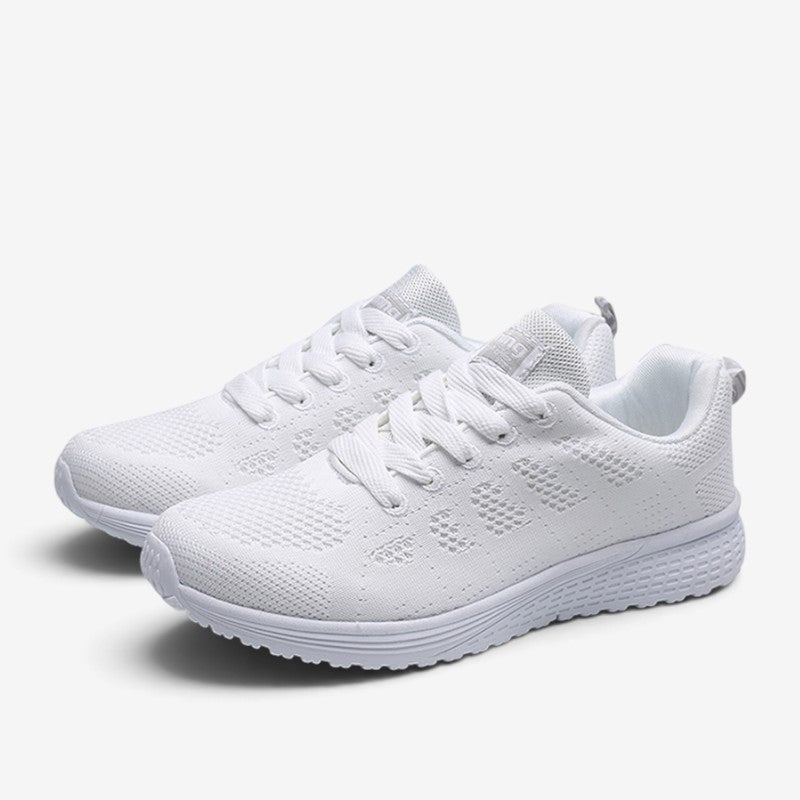 Dame Sneakers Åndbare Mesh Low-Top Komfort | Wernitz