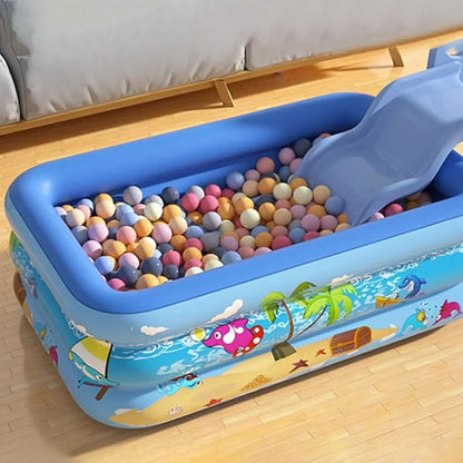 Oppustelig Familiepool Rektangulær | Valentor